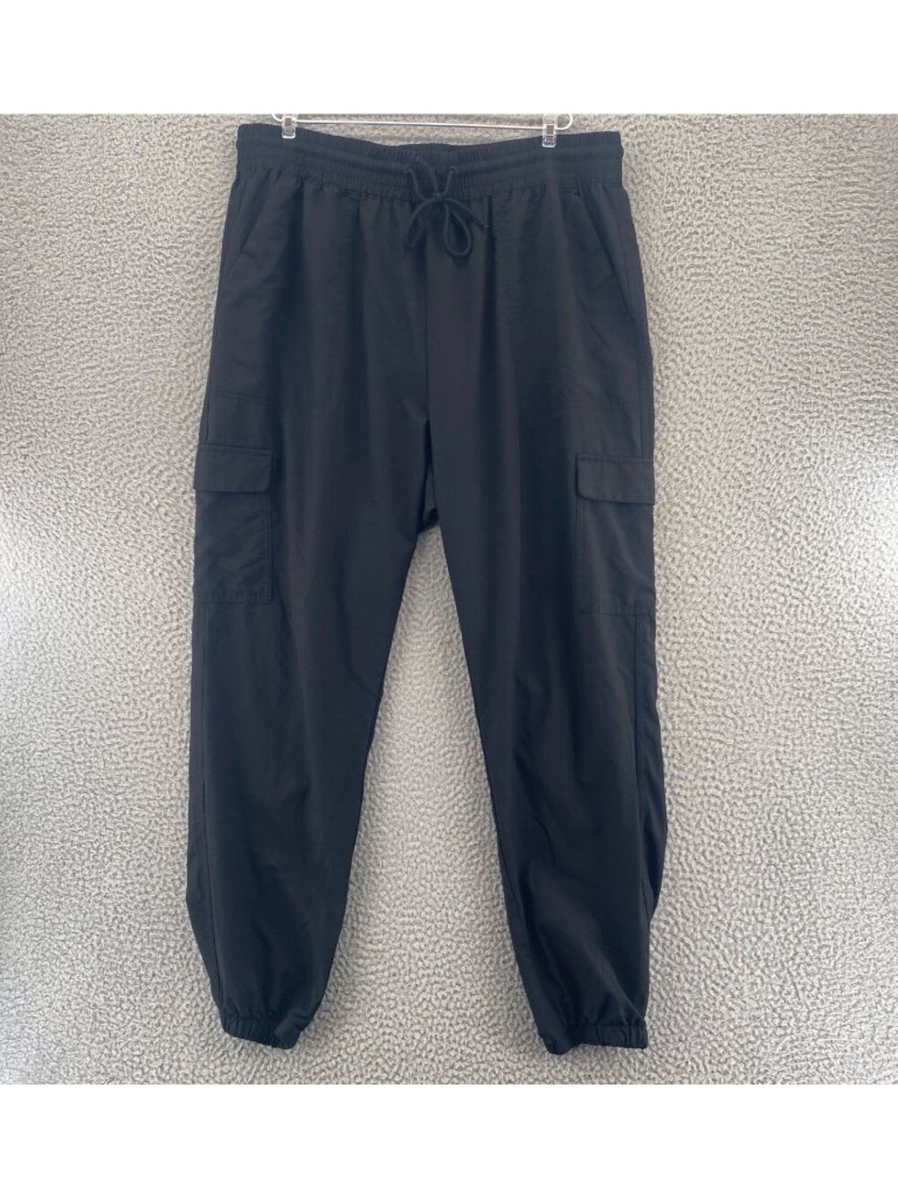 StretchTech Pants Women Extra Large Tall Black Dry Quick Joggers Pockets Stretch